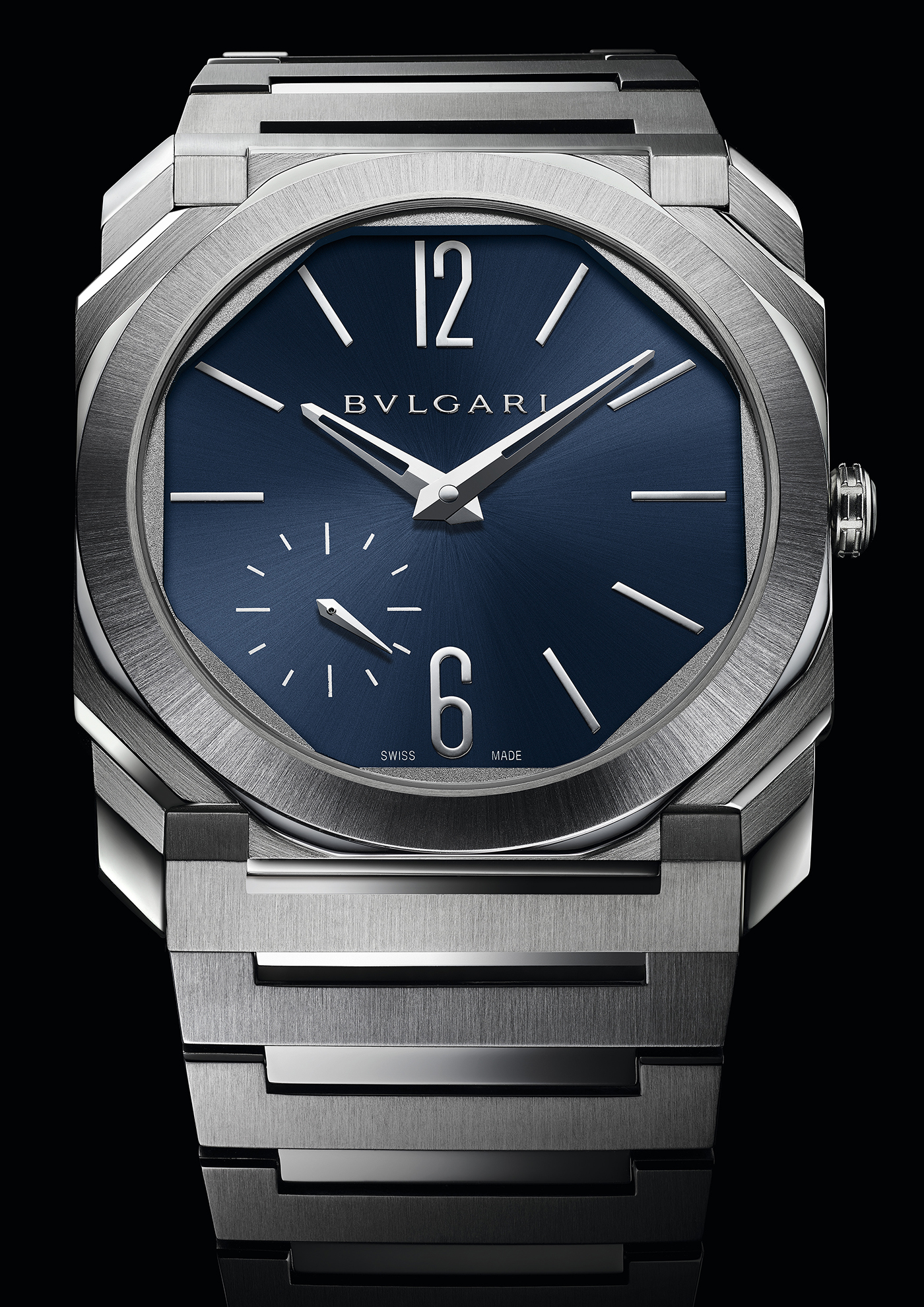 Bulgari Adds A Blue Dial To The Octo Finissimo Automatic Steel Watch Releases 